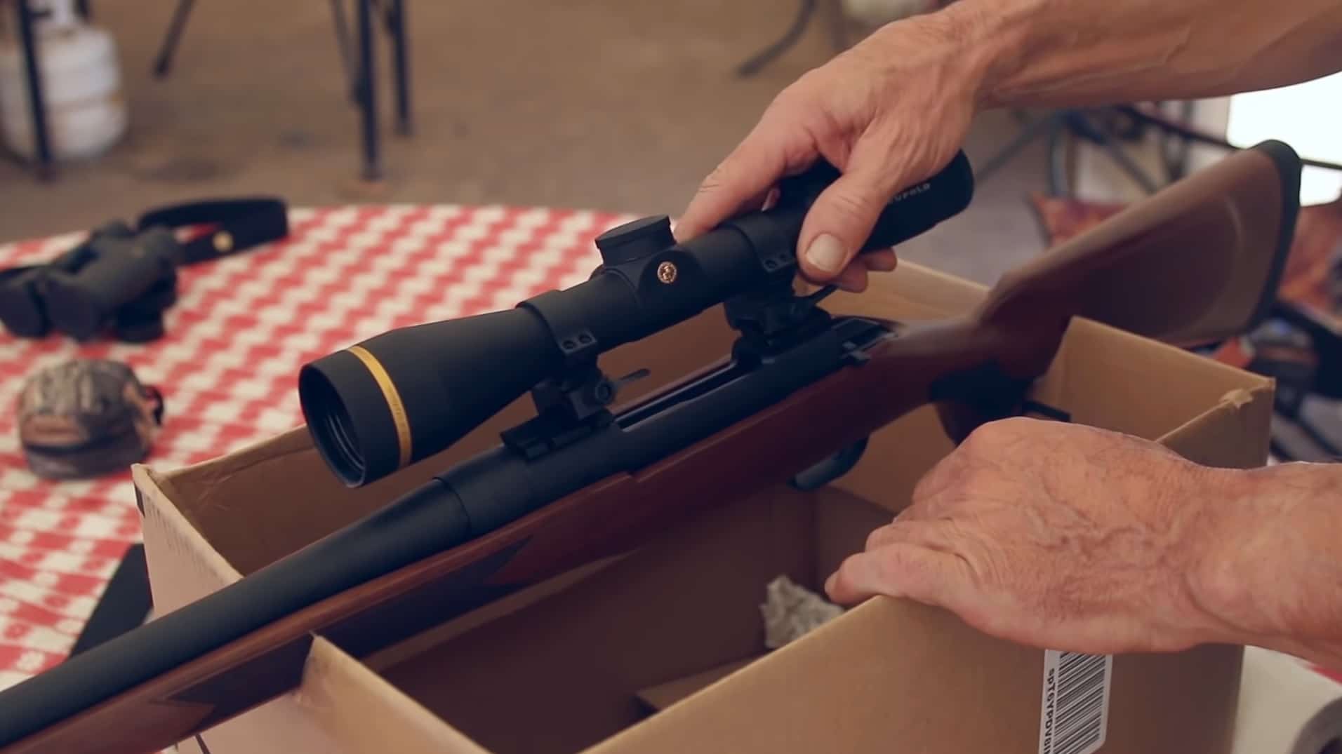 how to mount a rifle scope