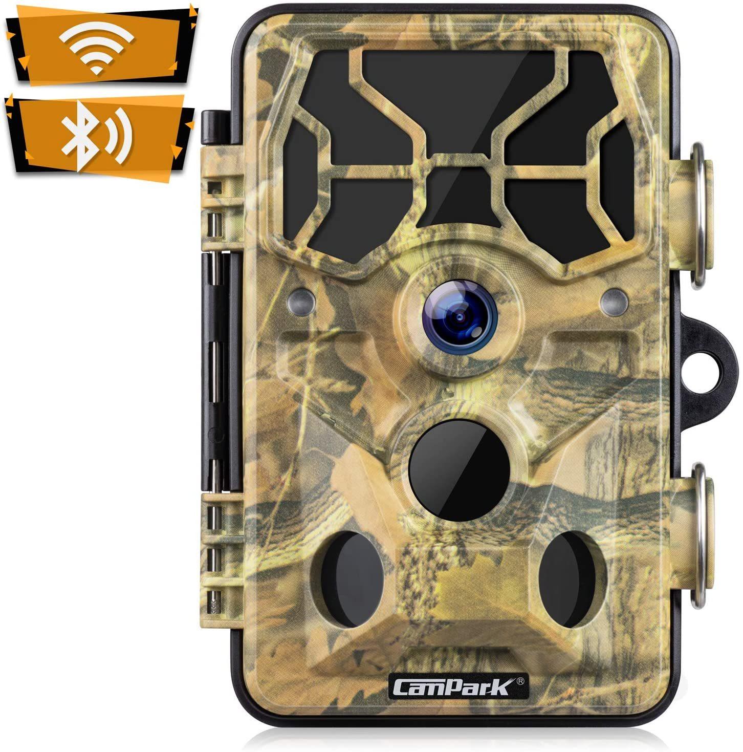 Campark Trail Camera-WiFi 20MP 1296P Upgrade Bluetooth Hunting Game Camera