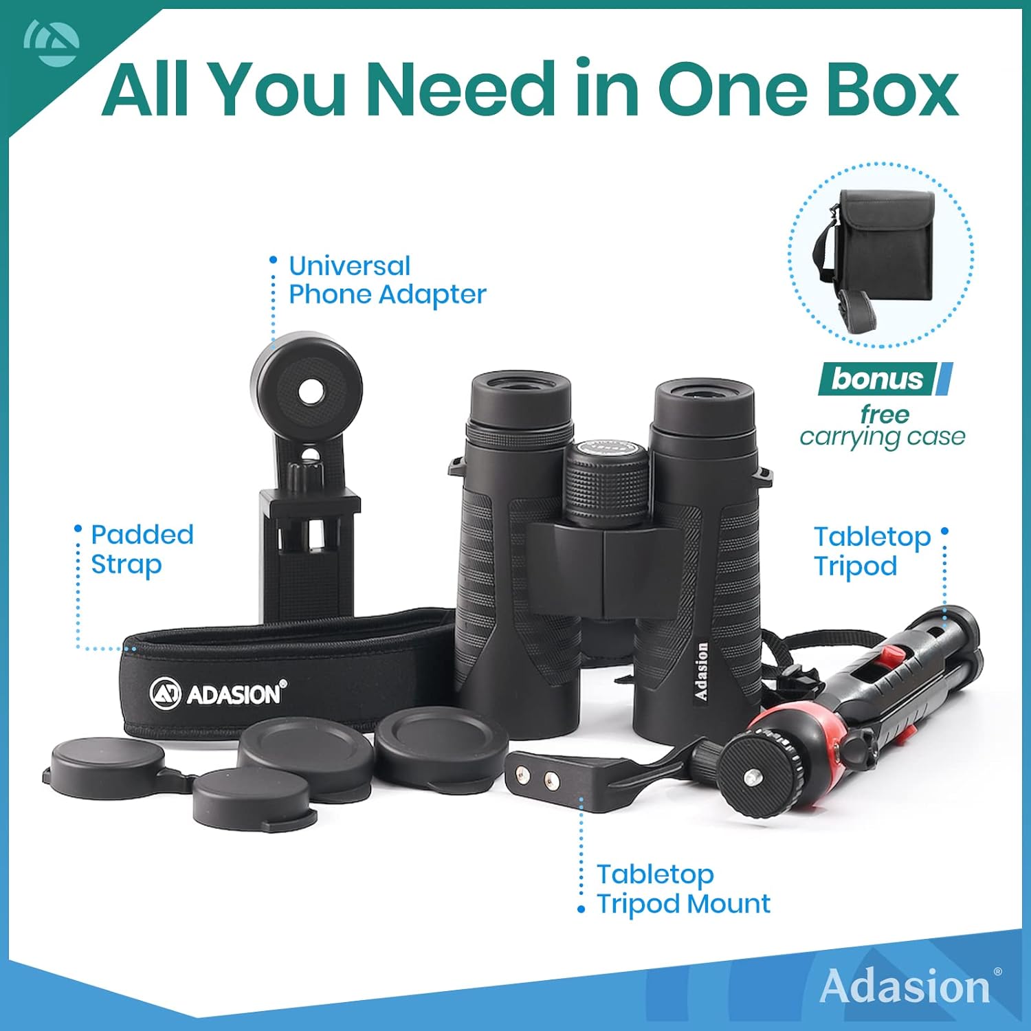 Adasion 12x42 HD Binoculars Reviews