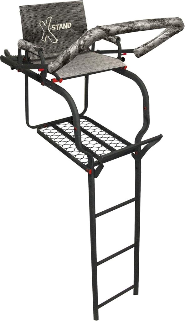 X-Stand Tree stands The Duke Ladder stand The Duke 20' Single-Person Ladder stand