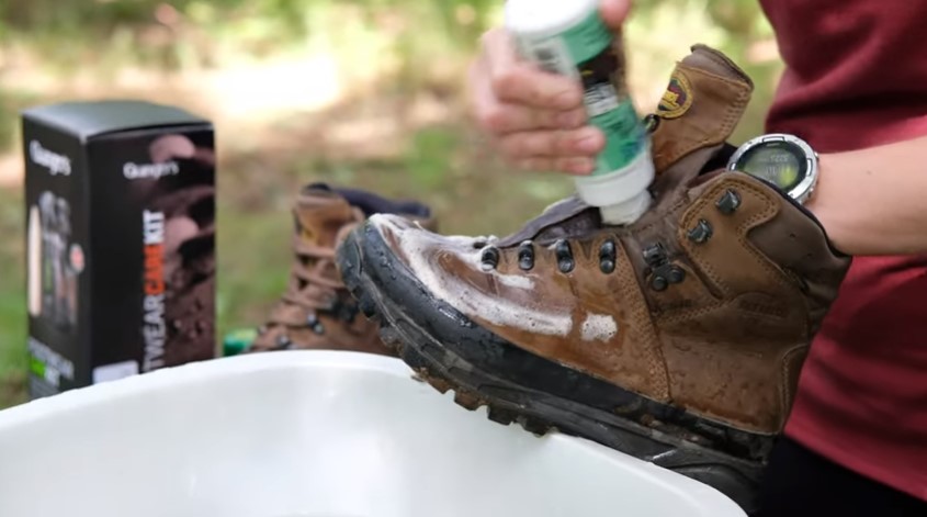 Clean the boots thoroughly before storing