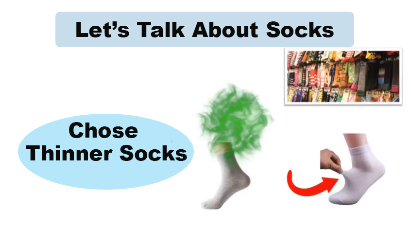 Let’s talk about your socks